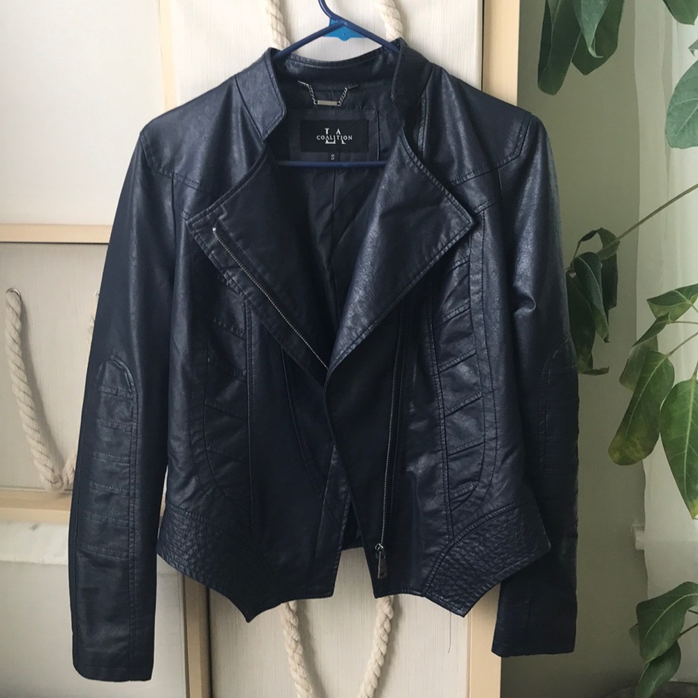 The Coalition LA Vegan Leather Moto Jacket!